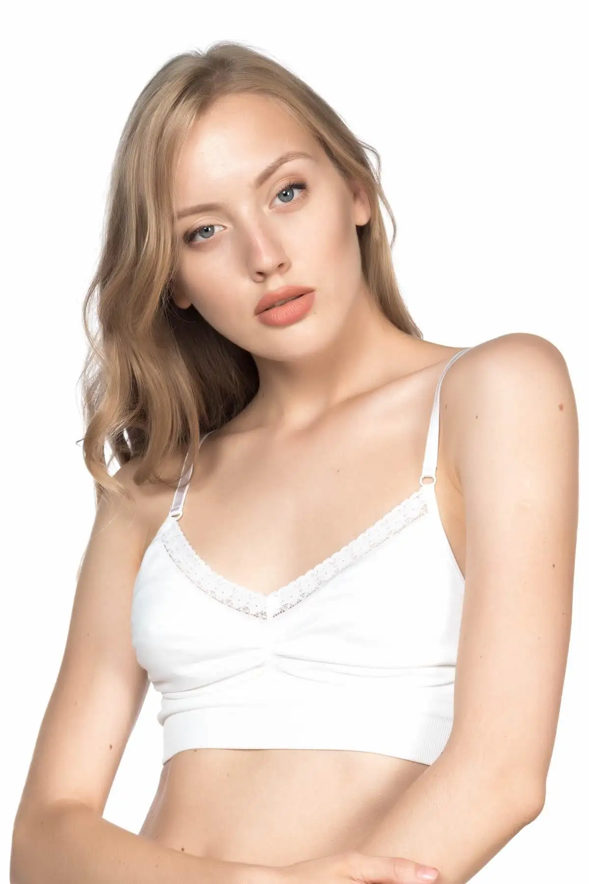 Agraflı Beyaz Minimizer Korse