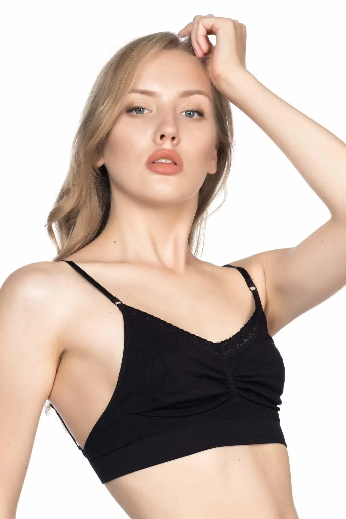 Agraflı Siyah Minimizer Korse