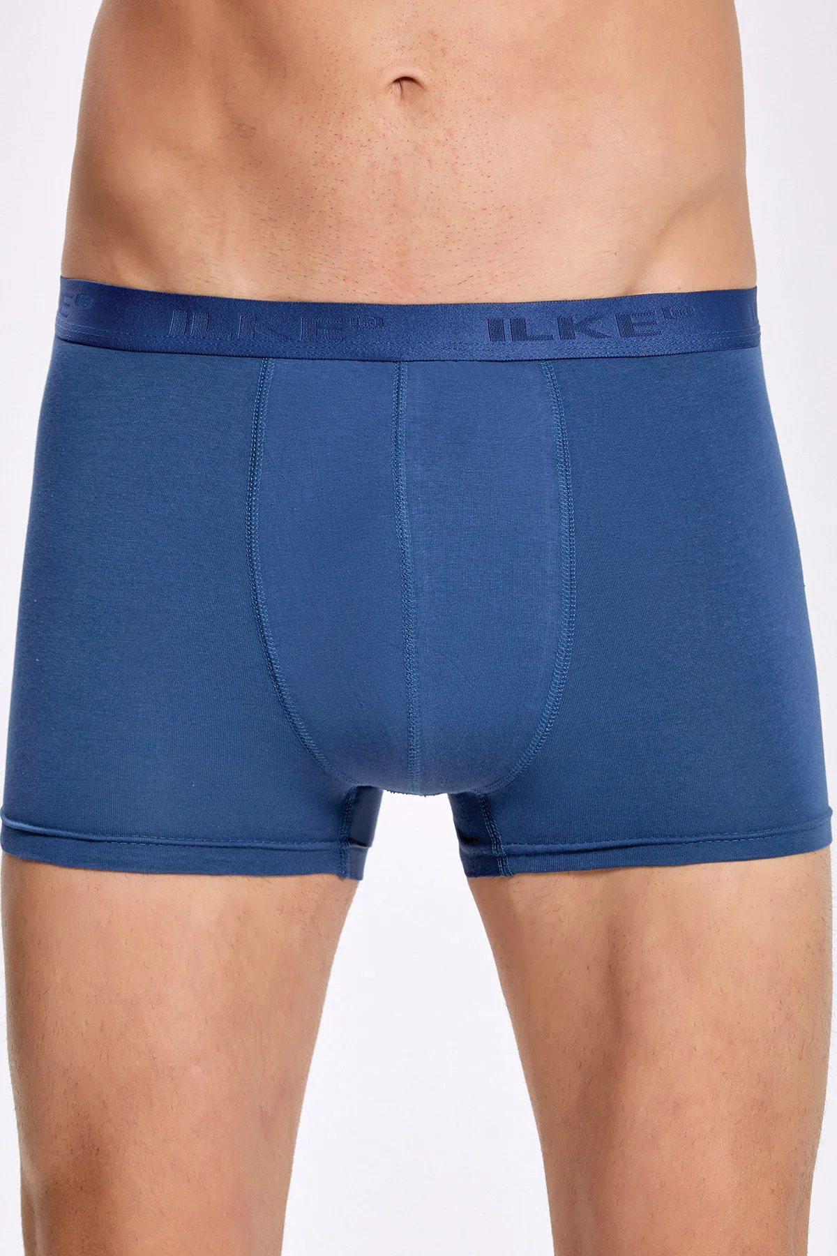 Erkek Lacivert İndigo Pamuklu Boxer 2'li Set