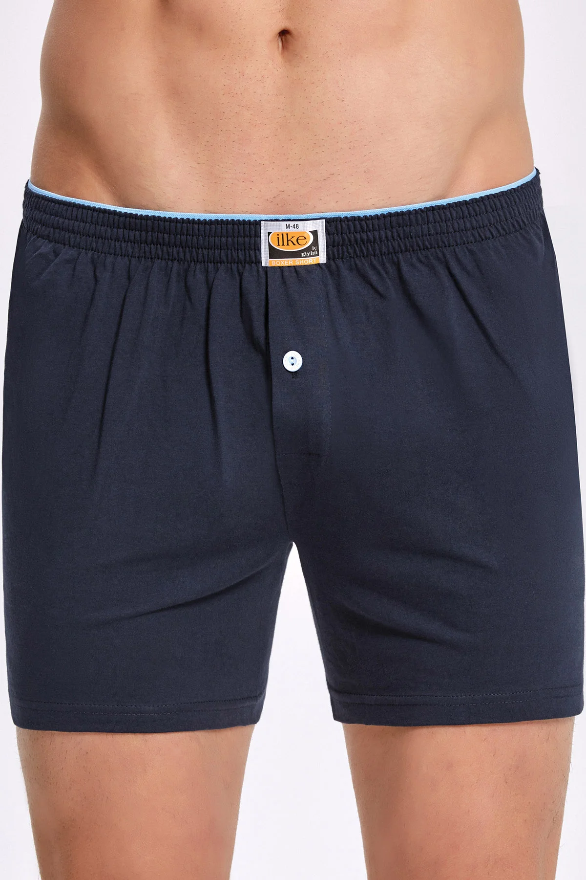 Erkek Pamuklu Havlu Bel Renkli Klasik Boxer