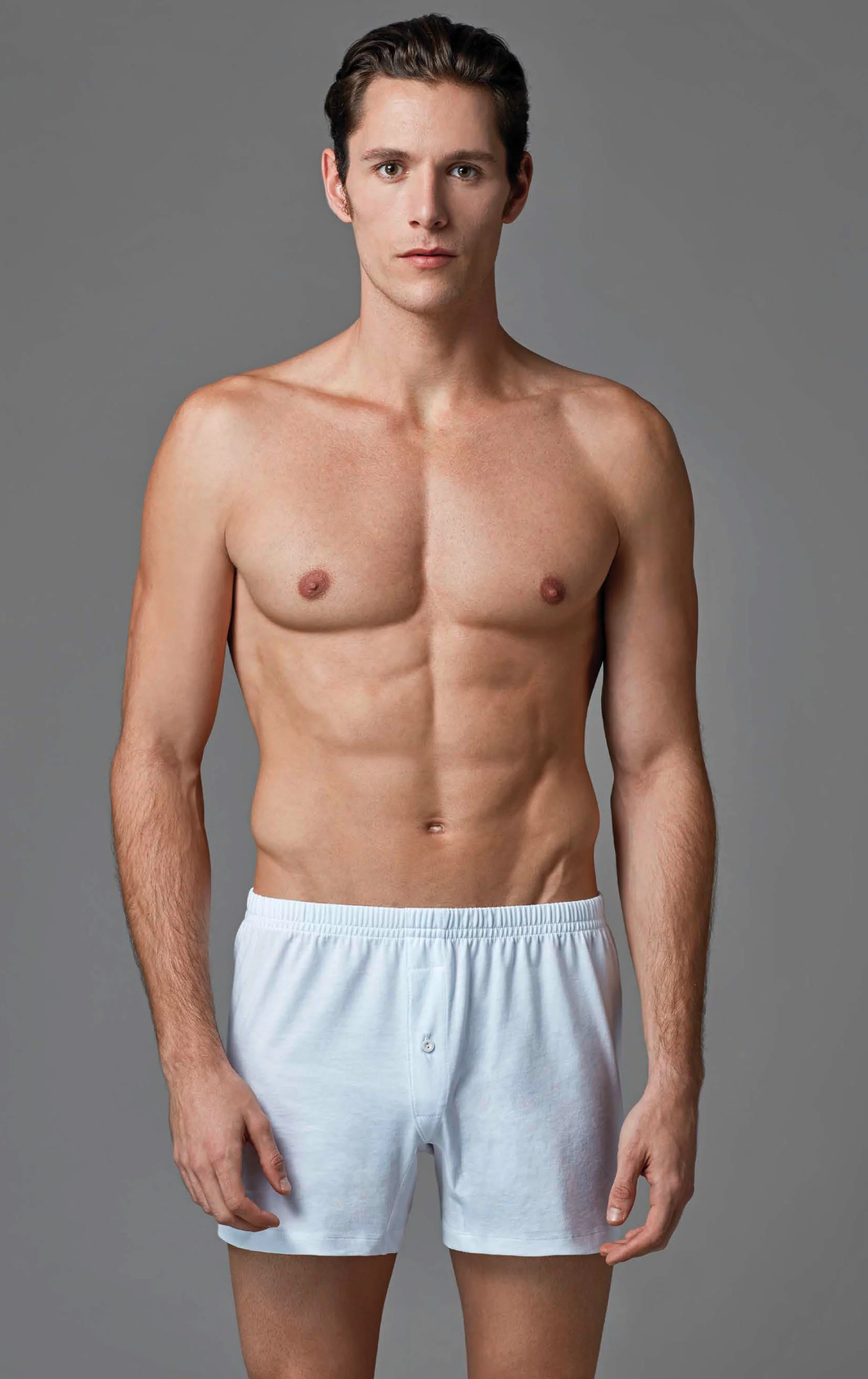 Erkek Pamuklu Siyah Beyaz 2'li Boxer