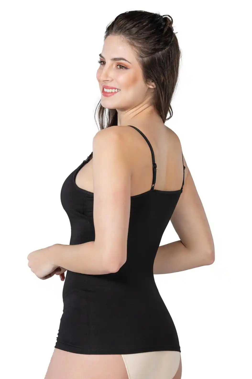 Siyah Modal Cotton Kaplı Emzirme Atlet