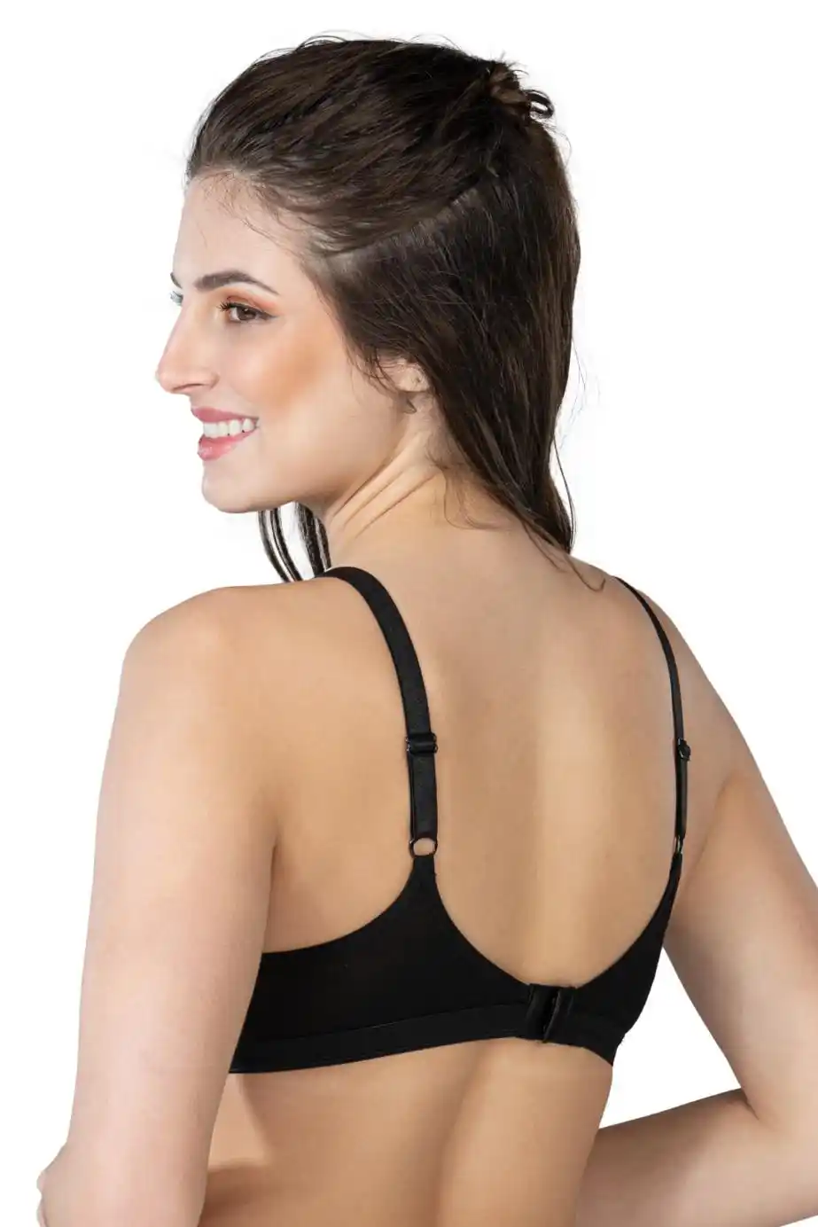 Siyah Modal Cotton Kaplı Emzirme Sütyen