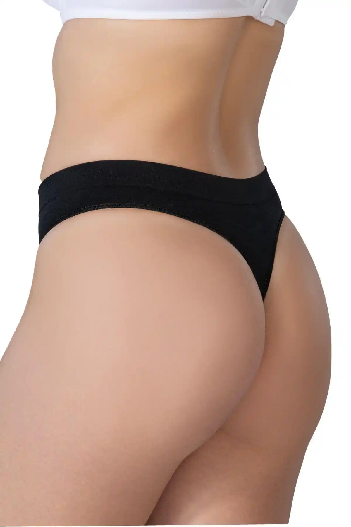 Siyah String Külot