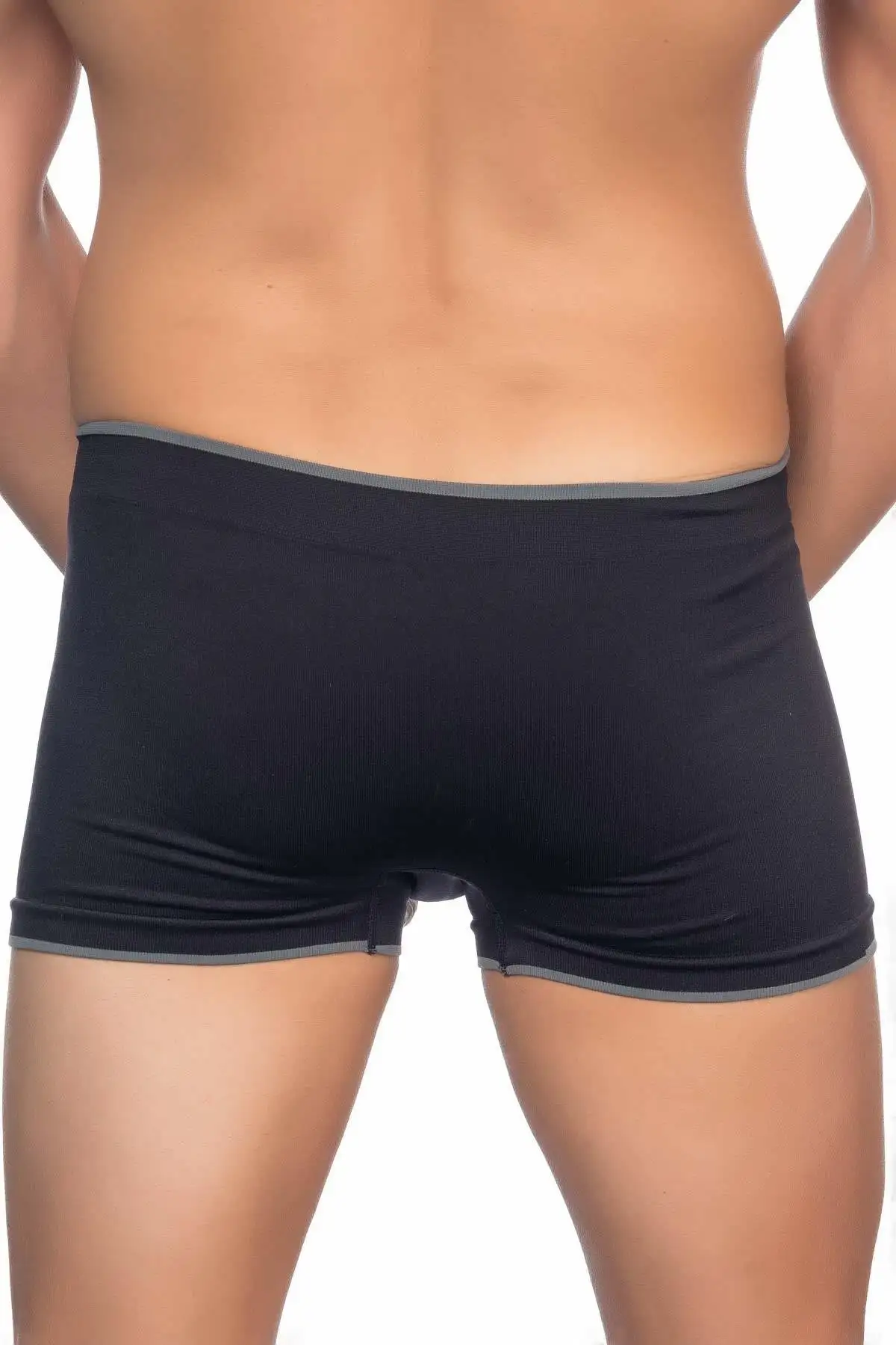 Soft Esnek Erkek Siyah Boxer
