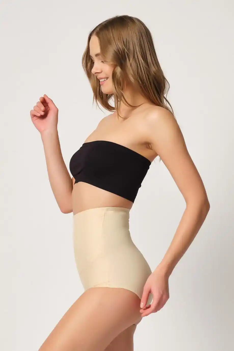 Ten Rengi Lazer Kesim Dantelli Slip Korse