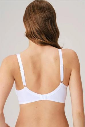 Beyaz Balensiz Desteksiz Dolgusuz Küçültücü Toparlayıcı Kadın Sütyen