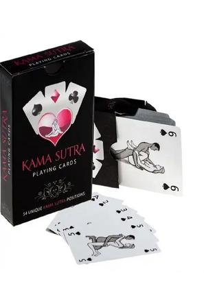 Beyaz Kağıt Kama Sutra Görselli Oyun Kartı Deste