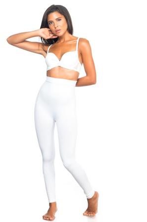 Anti Selülit Beyaz Tayt Korse