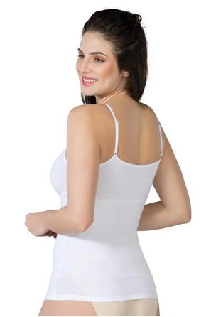 Beyaz Modal Cotton Kadın Atlet Korse