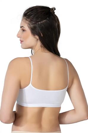 Beyaz Modal Cotton Pedli Büstiyer