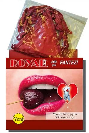 Bordo Yenilebilir Kiraz Aromalı Bağlamalı Kadın Fantezi İç Çamaşırı Takımı