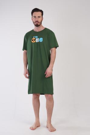 Erkek Büyük Beden O Yaka Kısa Kol Tunik