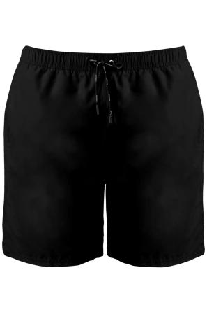 Erkek Siyah Desensiz Deniz Şortu
