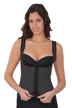 Gri Agraflı Göğüs Açık Atlet Korse