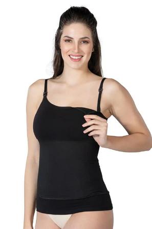 Siyah Modal Cotton Emzirme Atlet Korse