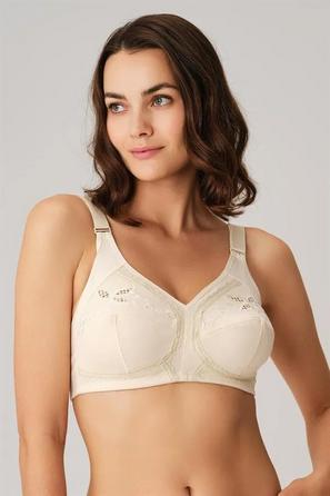 Ten Rengi Balensiz Desteksiz Dolgusuz İşlemeli Toparlayıcı Kadın Sütyen