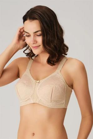 Ten Rengi Dantelli Balenli Dolgusuz Toparlayıcı Küçültücü Sütyen