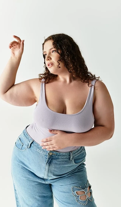 Büyük beden kadın atlet modelleri