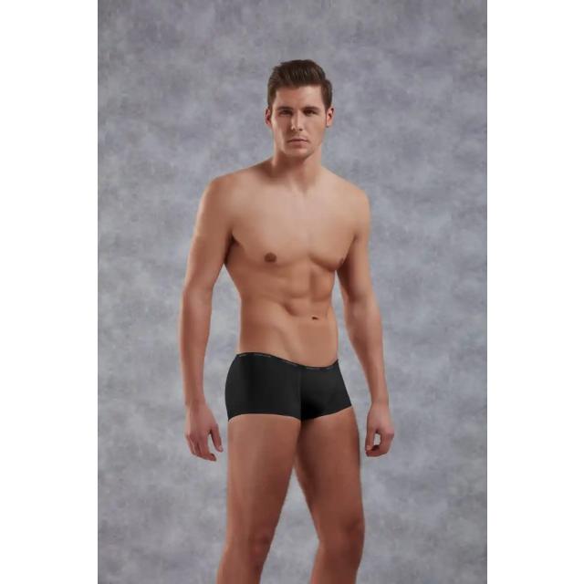 Erkek Siyah Polyamid Mini Paça Boxer Erkek Siyah Polyamid Mini Paça Boxer