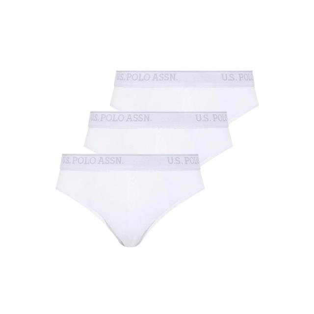 Beyaz Erkek Büyük Beden Slip 3’lü U.S. Polo Assn. Beyaz Erkek Büyük Beden Slip 3’lü U.S. Polo Assn.