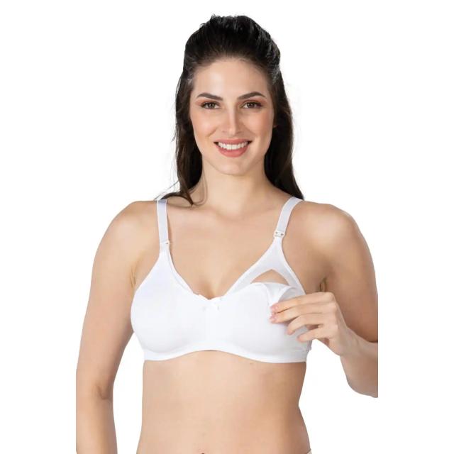 Beyaz Modal Cotton Emzirme Sütyen Beyaz Modal Cotton Emzirme Sütyen