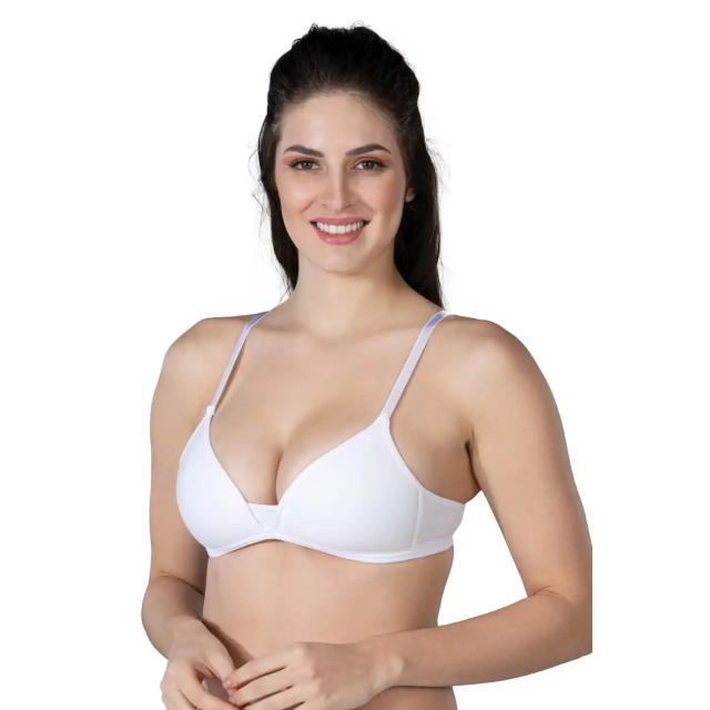 Beyaz Modal Cotton Kaplı Sütyen Beyaz Modal Cotton Kaplı Sütyen