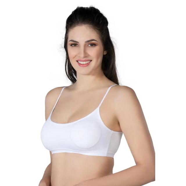 Beyaz Modal Cotton Pedli Büstiyer