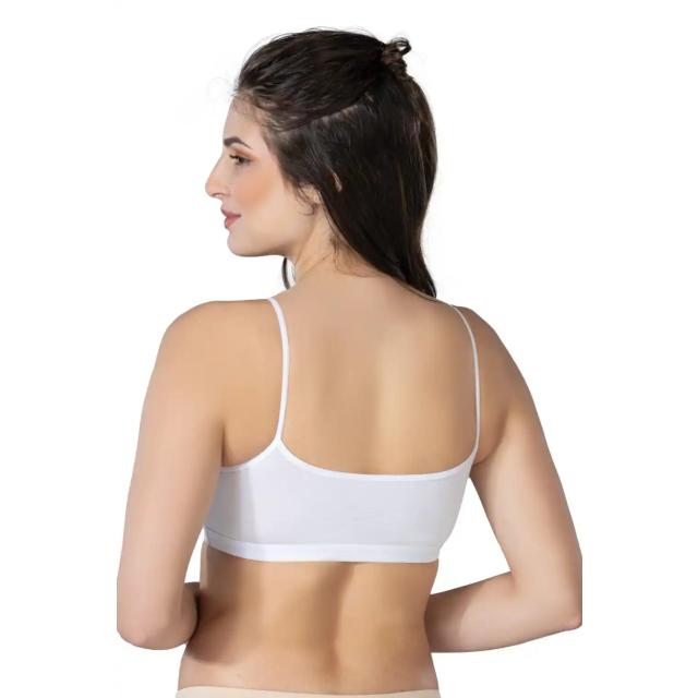 Beyaz Modal Cotton Pedli Büstiyer