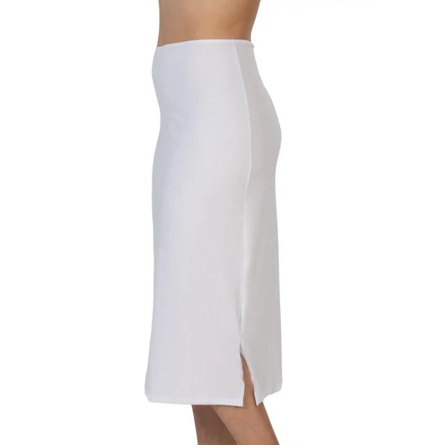 Beyaz Modal Cotton Uzun Jupon Beyaz Modal Cotton Uzun Jupon