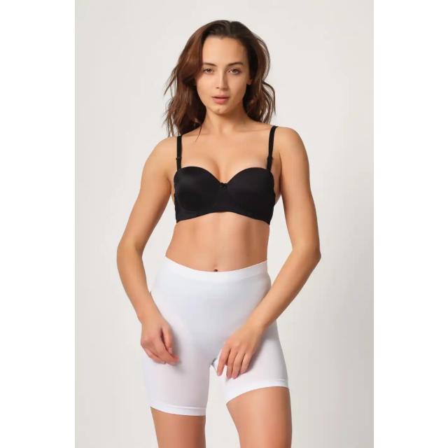 Beyaz Soft Paçalı Boxer