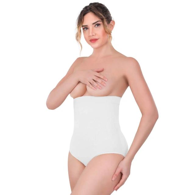 Beyaz Yüksek Bel Çıtçıtlı Slip Korse Beyaz Yüksek Bel Çıtçıtlı Slip Korse