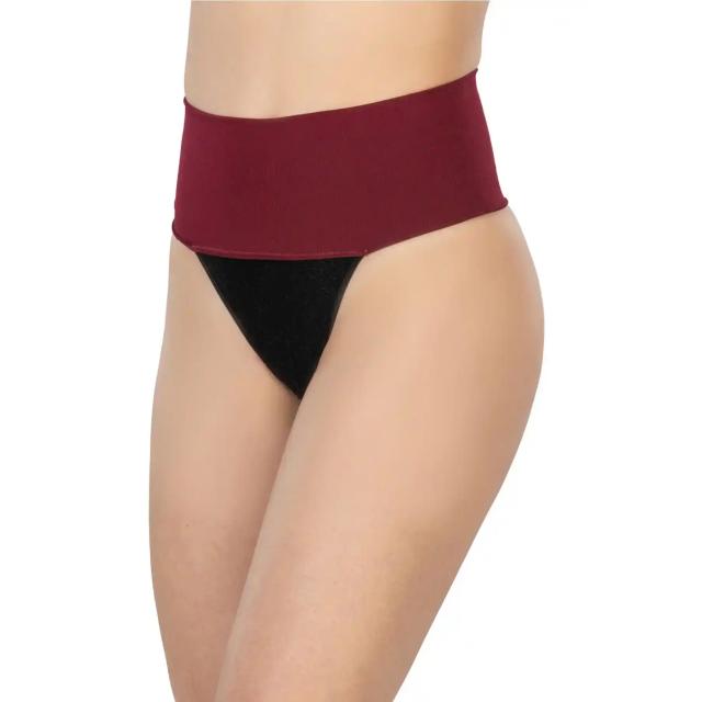 Bordo Seamless Çift Renk String Korse Bordo Seamless Çift Renk String Korse