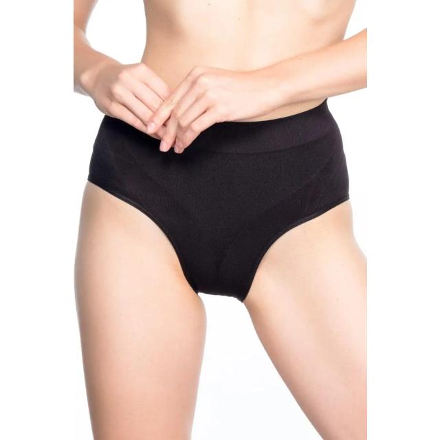 Düşük Bel Siyah Slip Korse