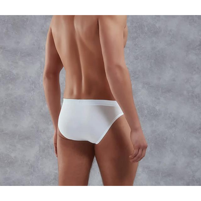 Erkek Beyaz Lastikli Bel Slip 