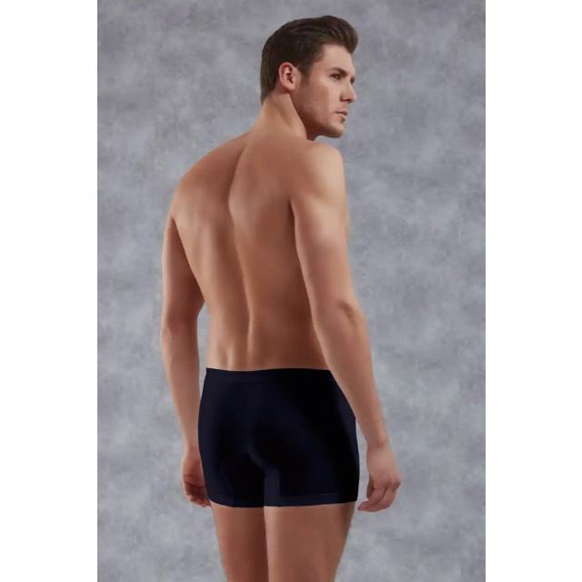 Erkek Lacivert Modal Torbalı İnce Bel Bantlı Normal Paça Boxer 