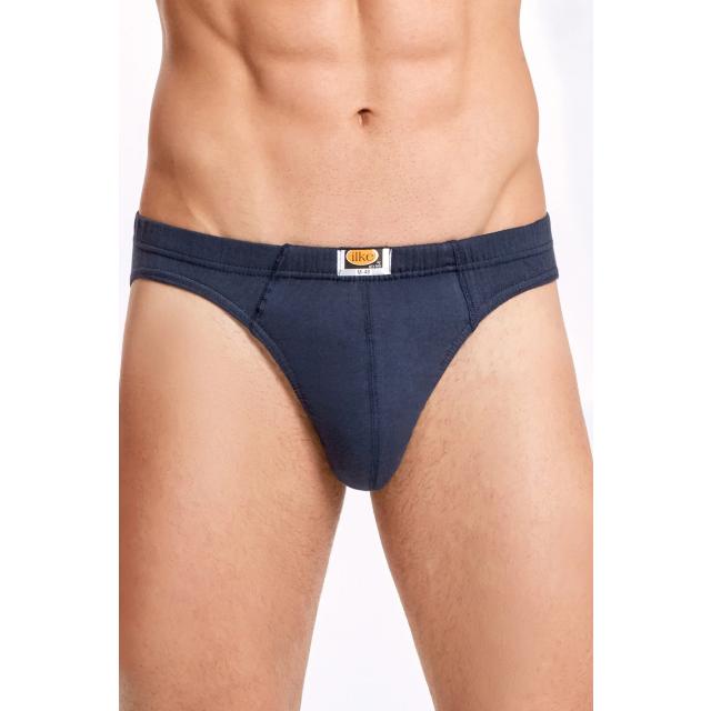 Erkek Mavi Lacivert Siyah Pamuk Spor Slip 3'lü