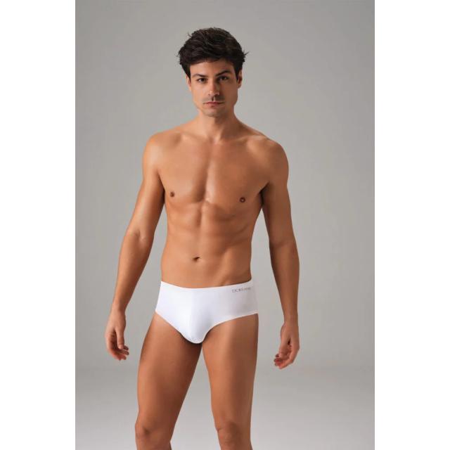 Erkek Modal Pamuklu Beyaz Dikişsiz Slip Külot Erkek Modal Pamuklu Beyaz Dikişsiz Slip Külot