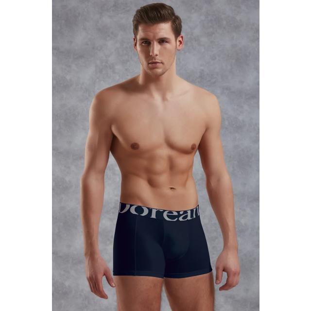 Erkek Modal Pamuklu Lacivert Lastik Bel Likralı Kısa Boxer Erkek Modal Pamuklu Lacivert Lastik Bel Likralı Kısa Boxer