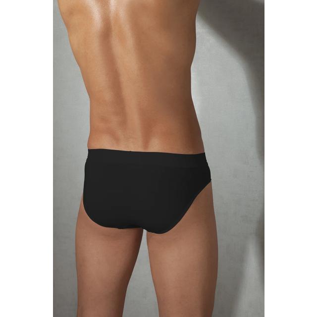 Erkek Modal Pamuklu Siyah Lastik Bel Slip Külot