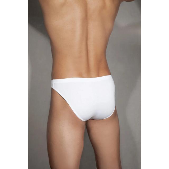 Erkek Pamuklu Beyaz Düşük Bel Slip Külot