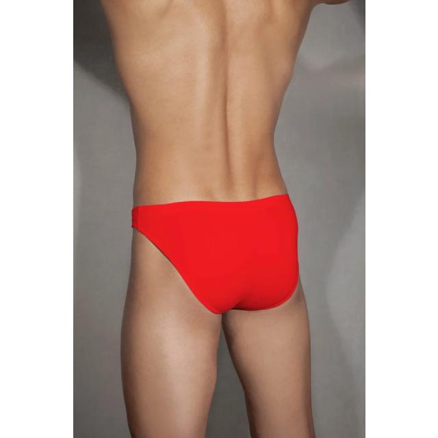 Erkek Pamuklu Kırmızı Düşük Bel Slip Külot