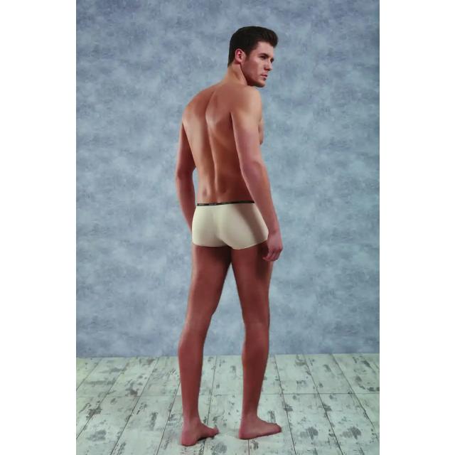 Erkek Ten Polyamid Mini Paça Boxer