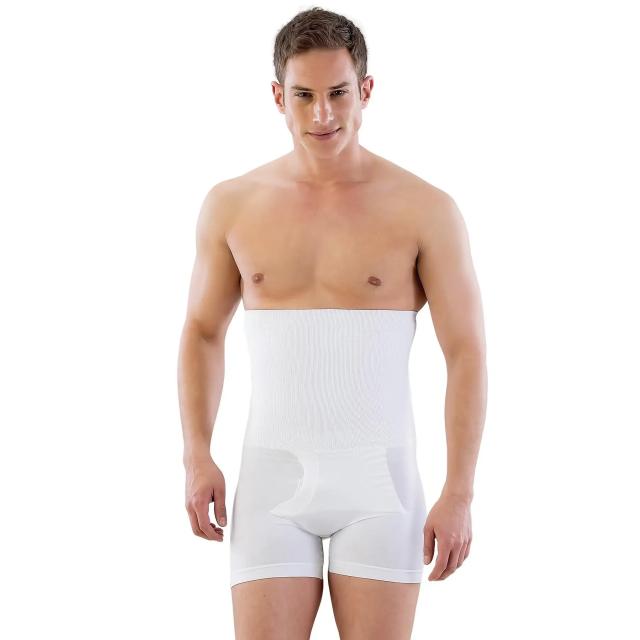 Erkek Yüksek Bel Beyaz Double Boxer Korse Erkek Yüksek Bel Beyaz Double Boxer Korse