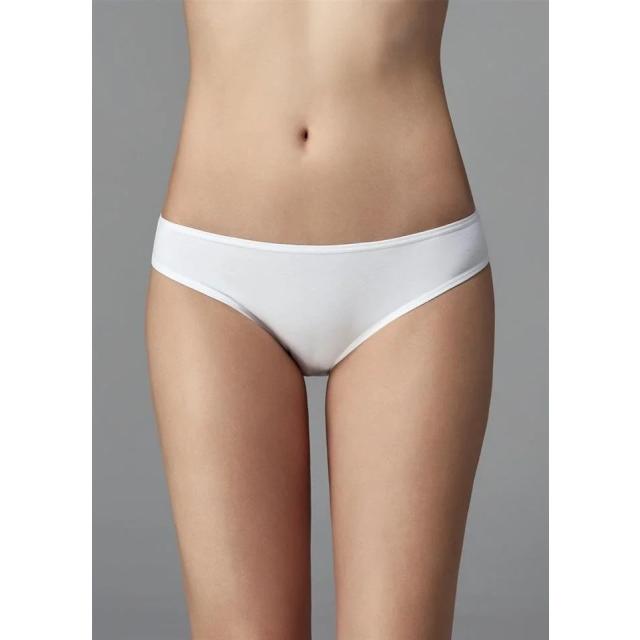 Kadın Beyaz Ten Siyah 5'li Düşük Bel Slip Külot