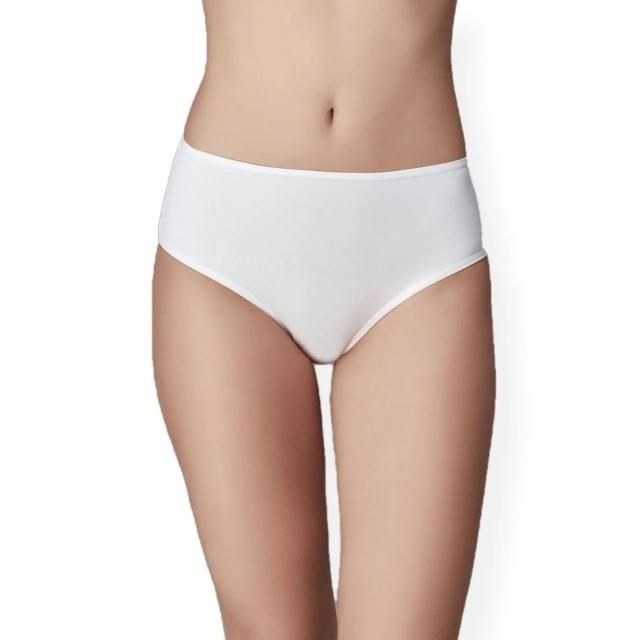 Kadın Beyaz Ten Siyah 5'li Yüksek Bel Slip Külot