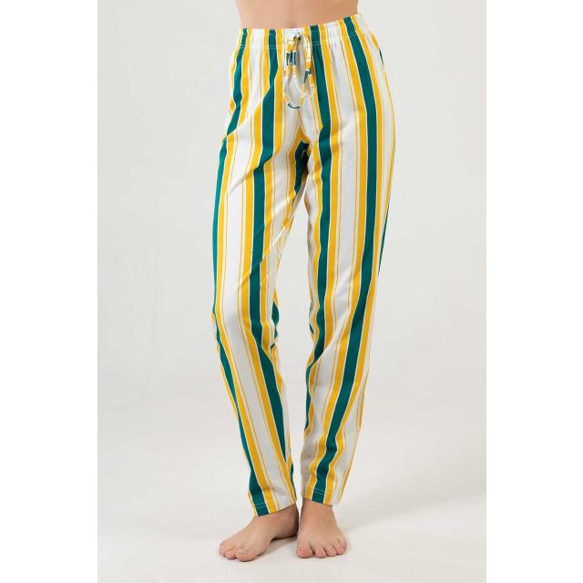 Kadın Çizgili Tek Alt Pijama
