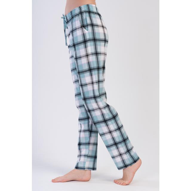 Kadın Ekoseli Suprem Cepli Tek Pijama Alt