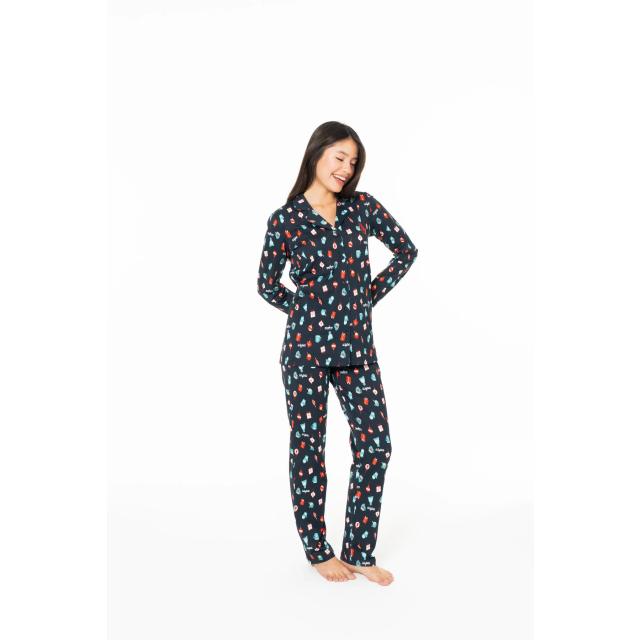 Kadın Lacivert Pijama Takım U.S. Polo Assn.