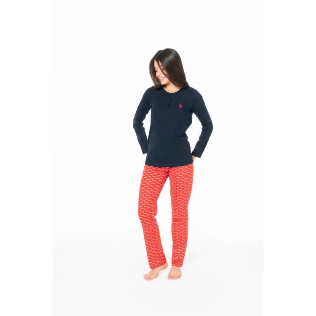 Kadın Lacivert Pijama Takım U.S. Polo Assn.